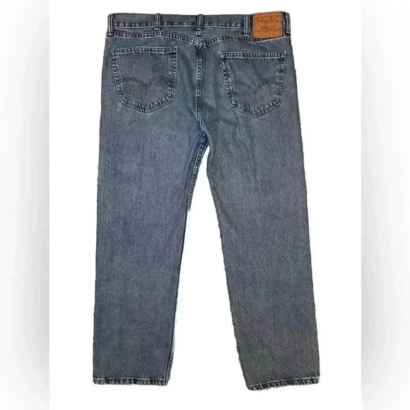 Levi's 505 Jeans Mens 38x29 Blue Denim Straight Leg Regular Fit Grunge Retro USA - Picture 3 of 7
